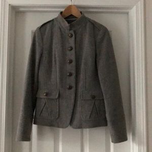 Banana Republic Military Style Button Down Jacket